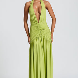 Melania Maxi Haljina - Maslinasta