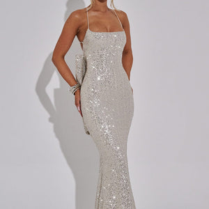 Meridith Maxi Haljina - Šampanjac