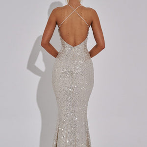 Meridith Maxi Haljina - Šampanjac