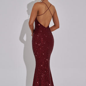 Meridith Maxi Haljina - Vino