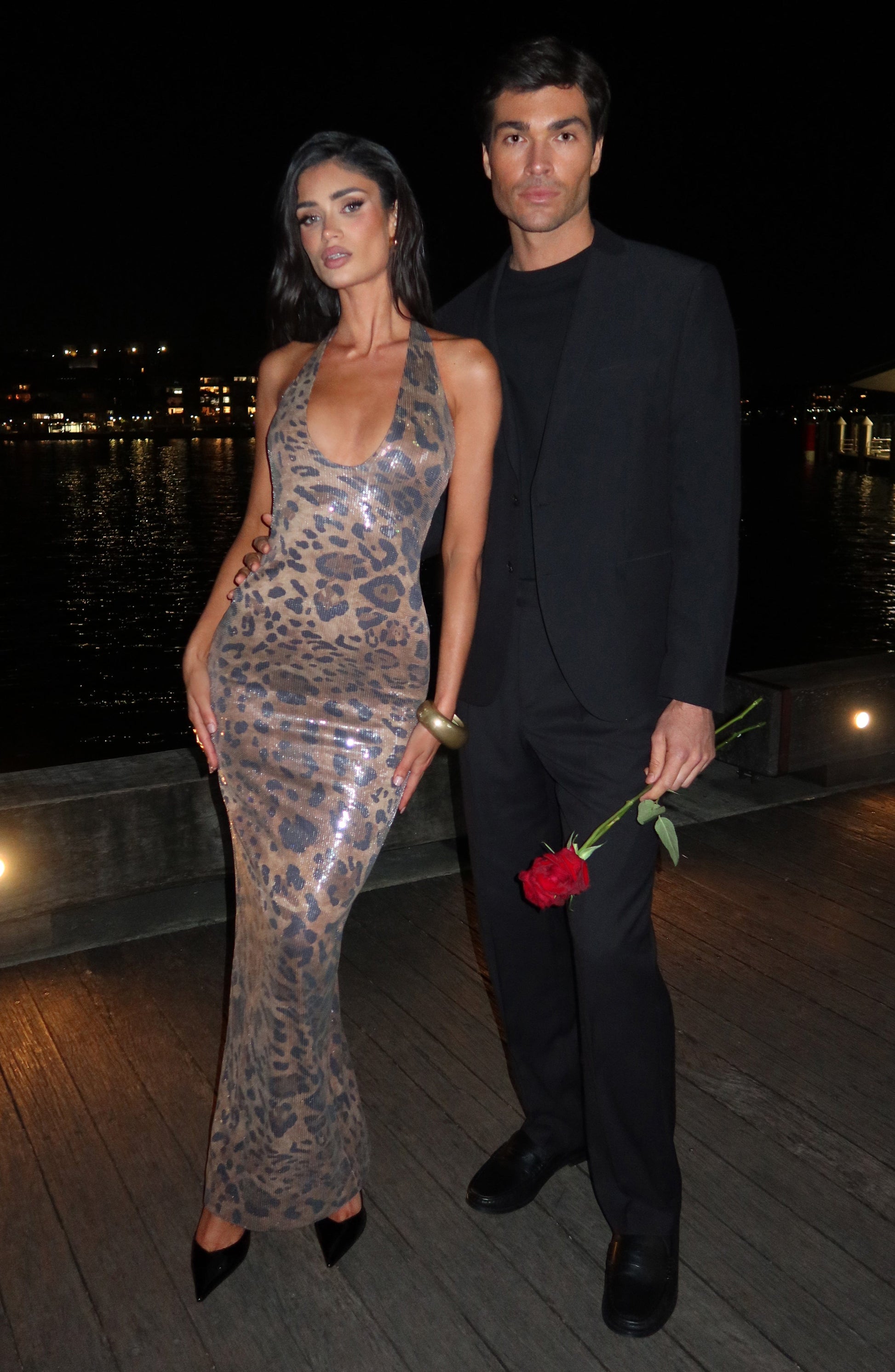 Morena Maxi Haljina - Svilena Leopard Print