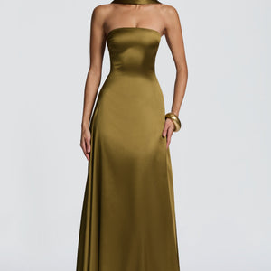 Morven Maxi Haljina - Duboka Maslina