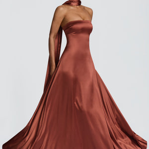 Morven Maxi Haljina - Rđa