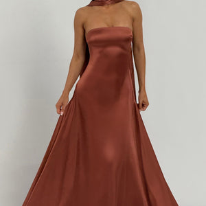 Morven Maxi Haljina - Rđa