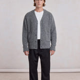 Alpakový kardigan - šedý antracit