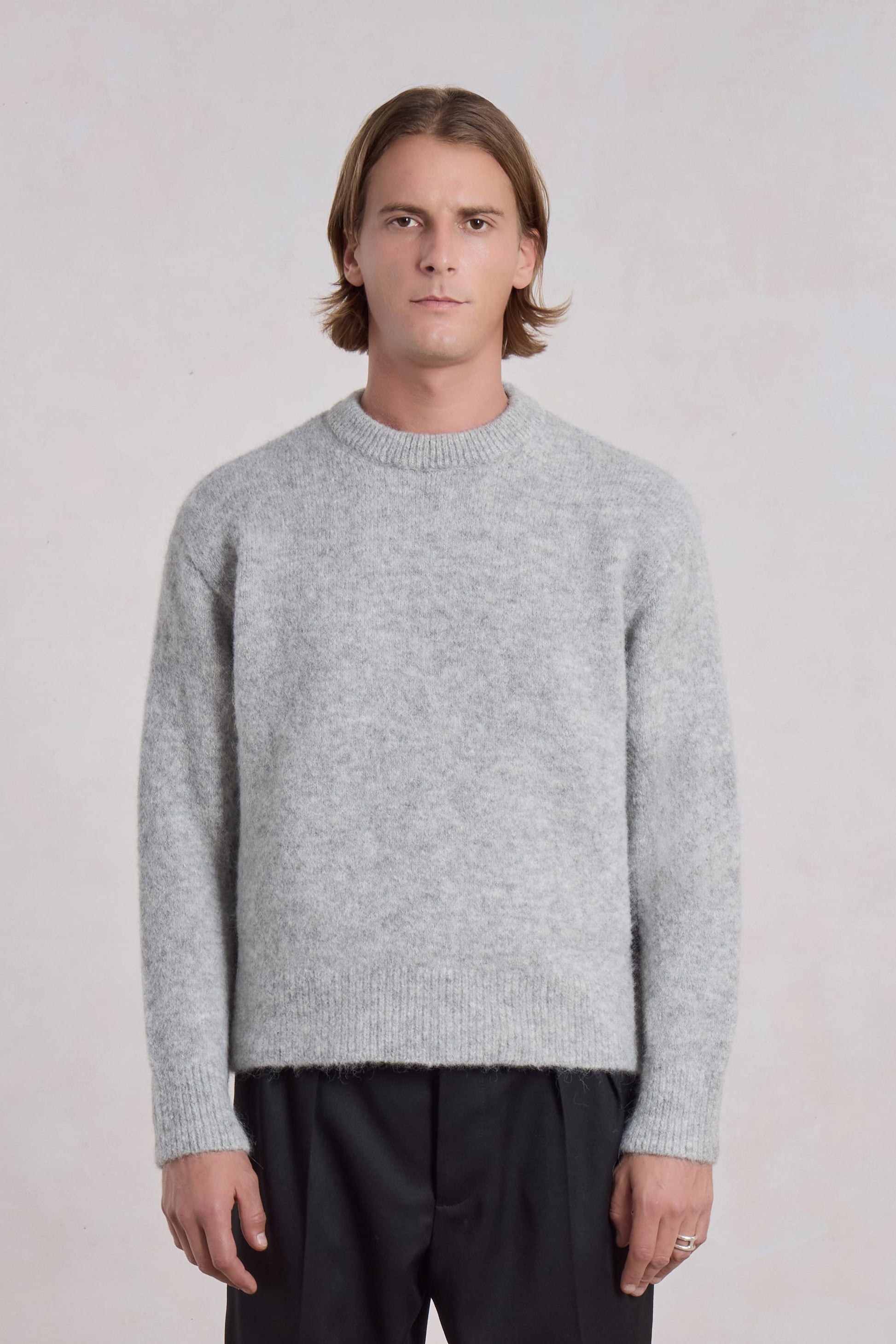 Gray Alpaca Sweater