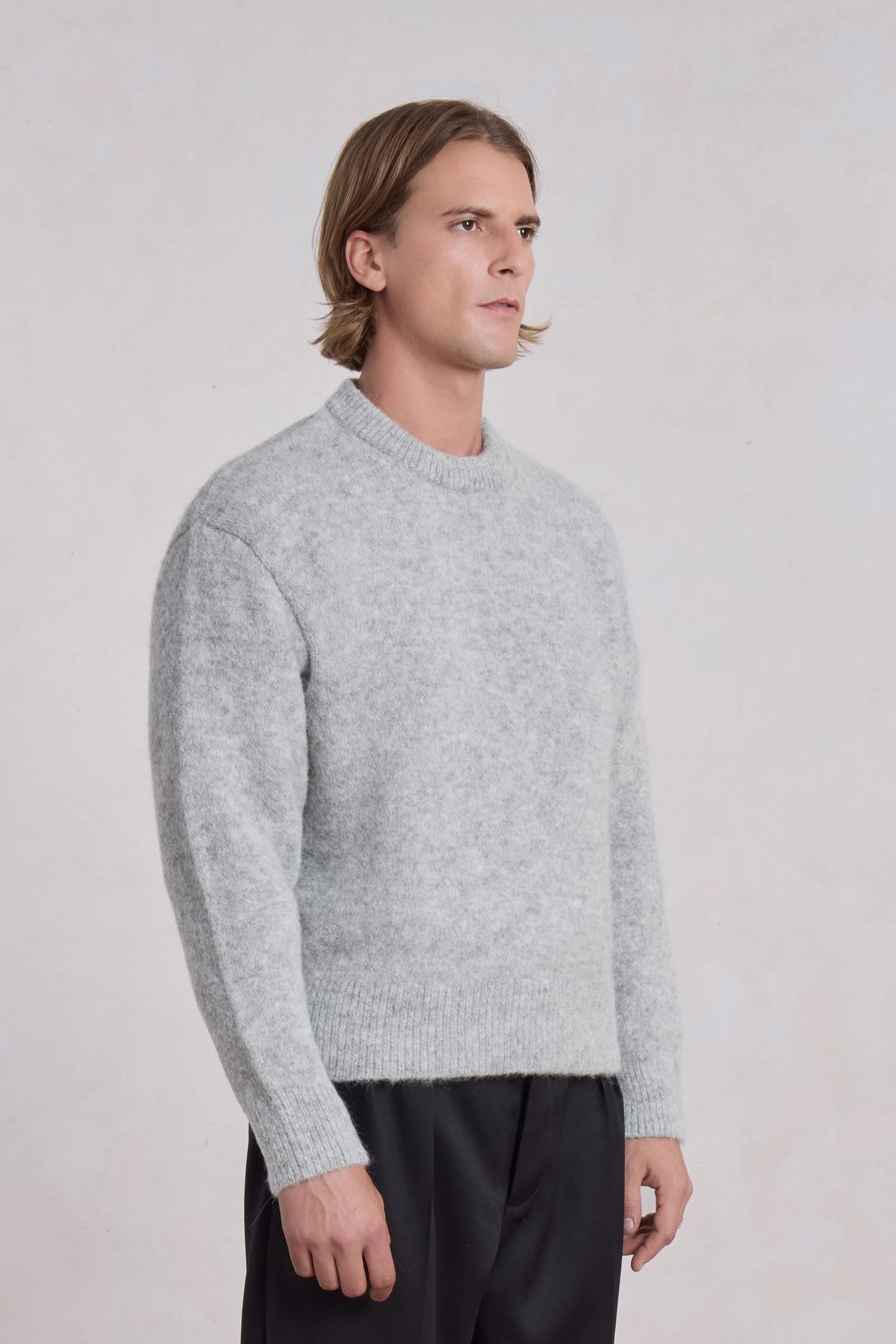 Gray Alpaca Sweater