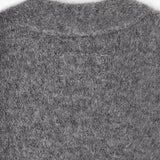 Alpakový kardigan - šedý antracit