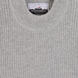 Svetr z jehněčí vlny - šedý