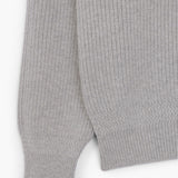 Svetr z jehněčí vlny - šedý