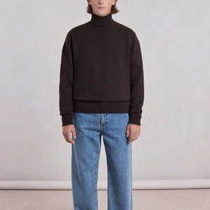 Opušteni Kašmir Turtleneck - Marron