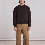 Pohodlný kašmírový svetr - hnědý