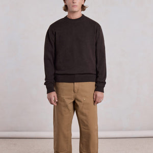 Opušteni Kašmir Pulover - Marron