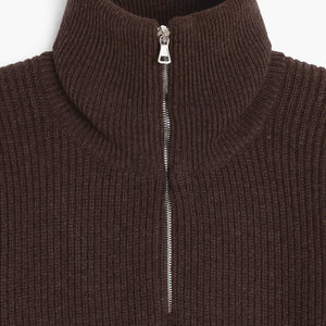 Pulover za mornare od janjeće vune - Braon