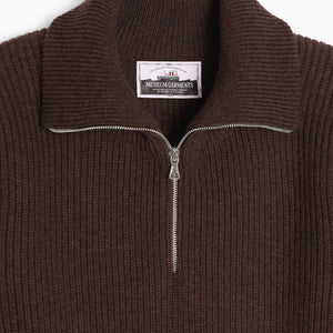 Pulover za mornare od janjeće vune - Braon