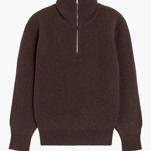 Pulover za mornare od janjeće vune - Braon