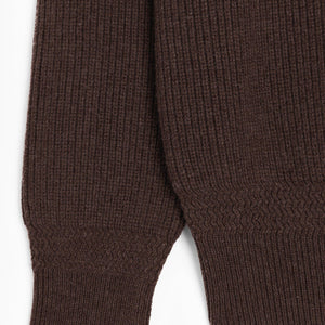 Pulover za mornare od janjeće vune - Braon