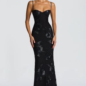 Nefertiti Maxi Haljina - Crna