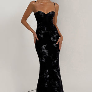 Nefertiti Maxi Haljina - Crna