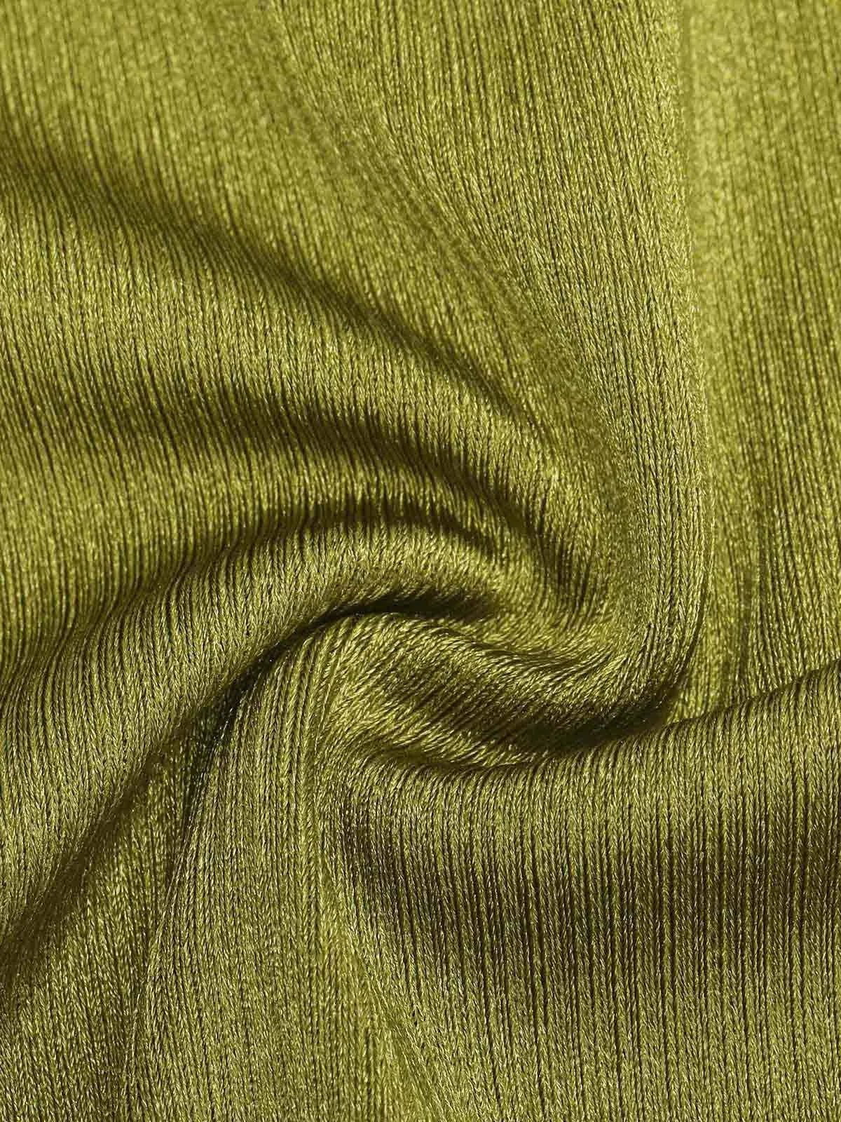 Shapewear Haljina Maxi s Odsjajem i Nabranim Dizajnom