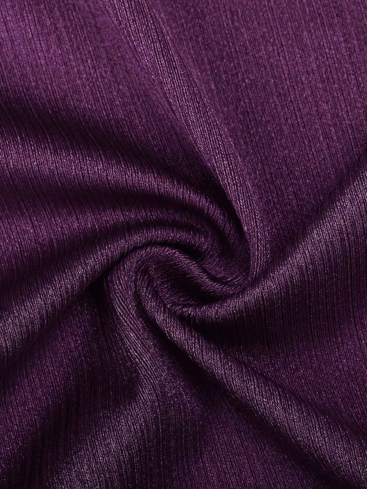 Shapewear Haljina Maxi s Odsjajem i Nabranim Dizajnom