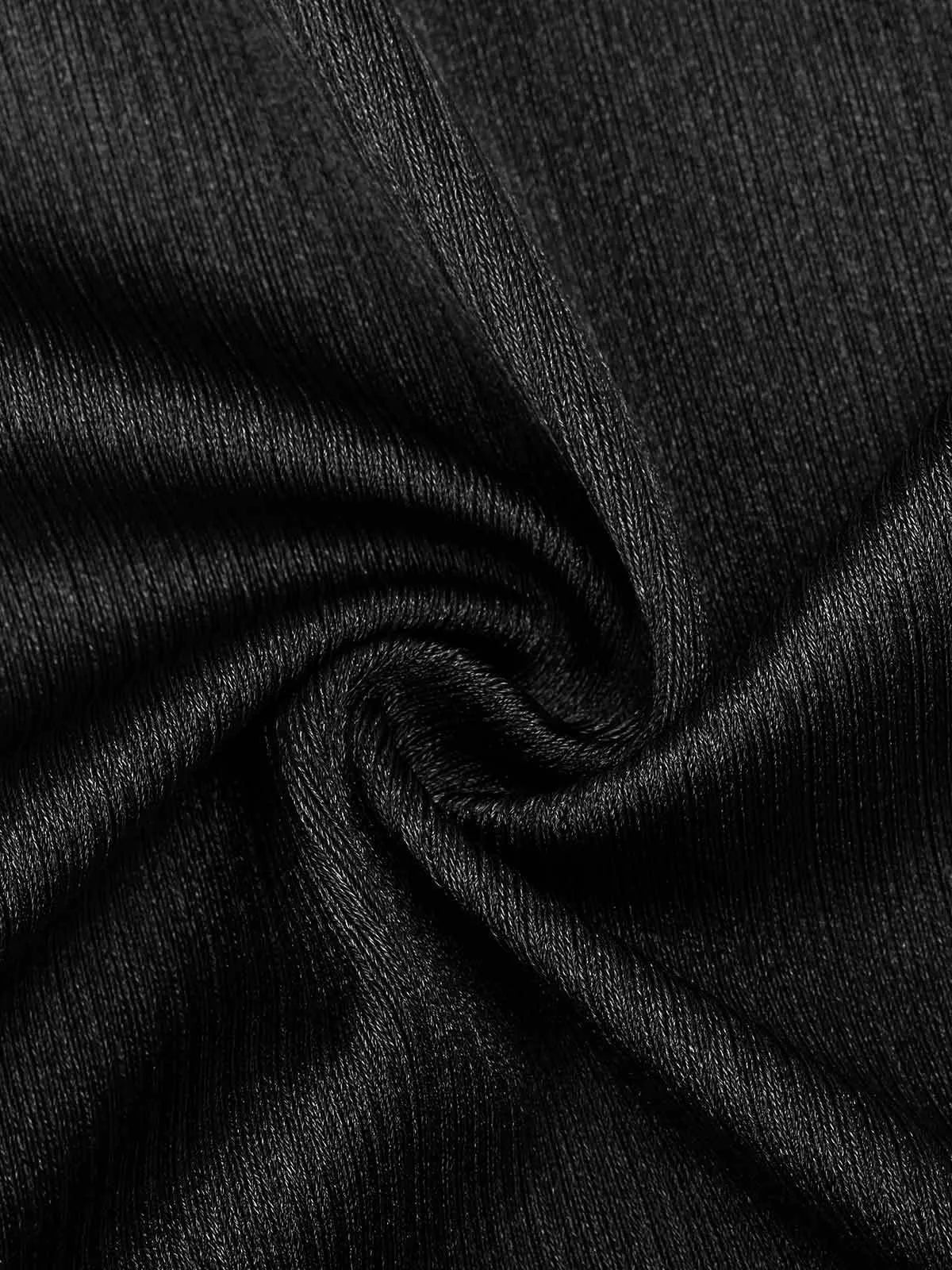 Shapewear Haljina Maxi s Odsjajem i Nabranim Dizajnom