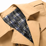 Klasický manažerský kabát s klopou