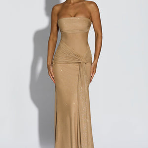 Paula Maxi Haljina - Zlatni Sjaj