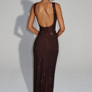 Petra Maxi Haljina - Šljiva Smeđa