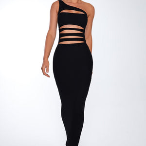 Phoenix Maxi Haljina - Crna