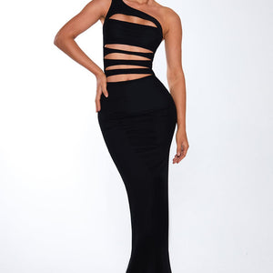 Phoenix Maxi Haljina - Crna