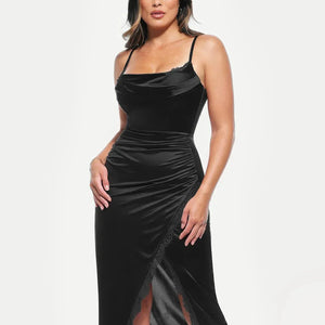 Haljina midi s čipkastim detaljima i cvjetnim uzorkom