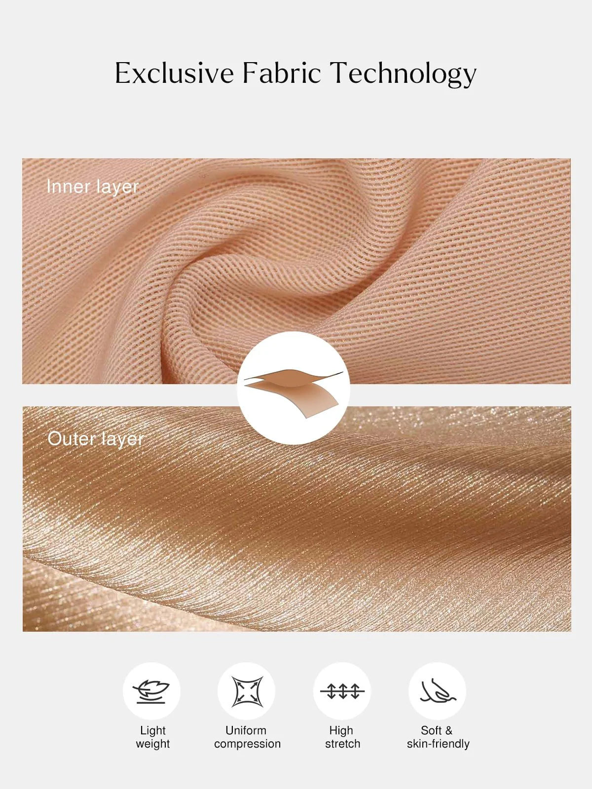 Shapewear Haljina Maxi s Odsjajem i Nabranim Dizajnom