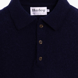 Tamno plavi pulover s polo