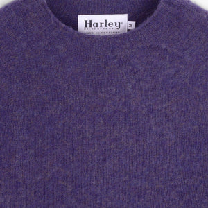 Pulover Shaggy Dog od vune - Ljubičasti