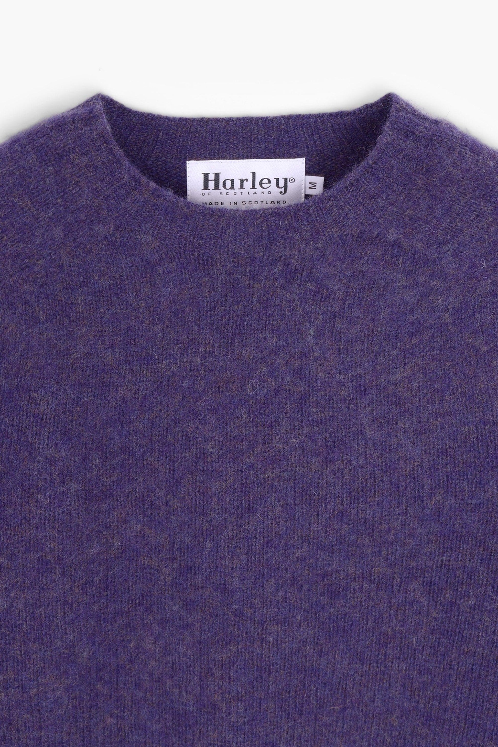 Pulover Shaggy Dog od vune - Ljubičasti