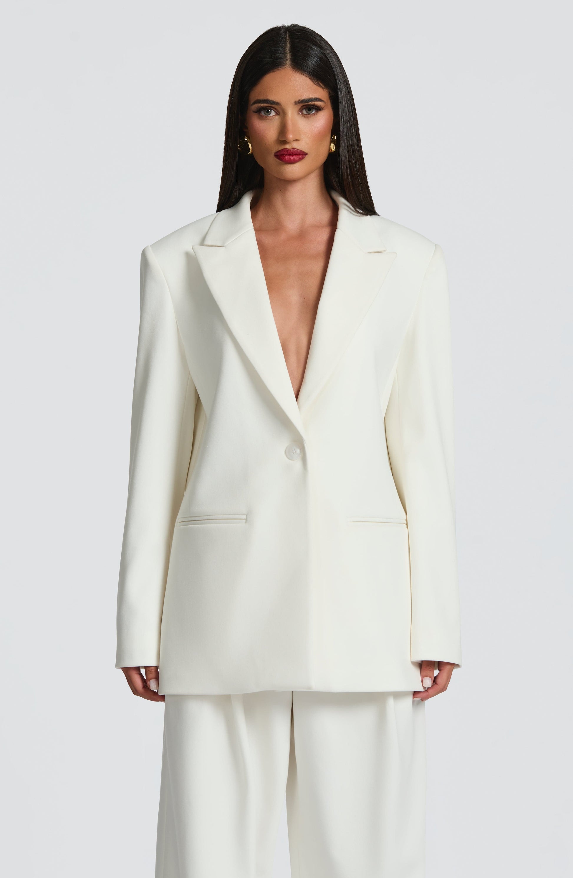 Reece Blazer - Slonova kost