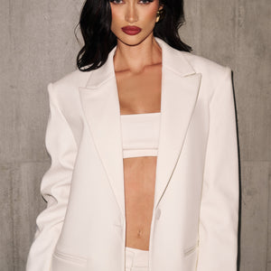 Reece Blazer - Slonova kost