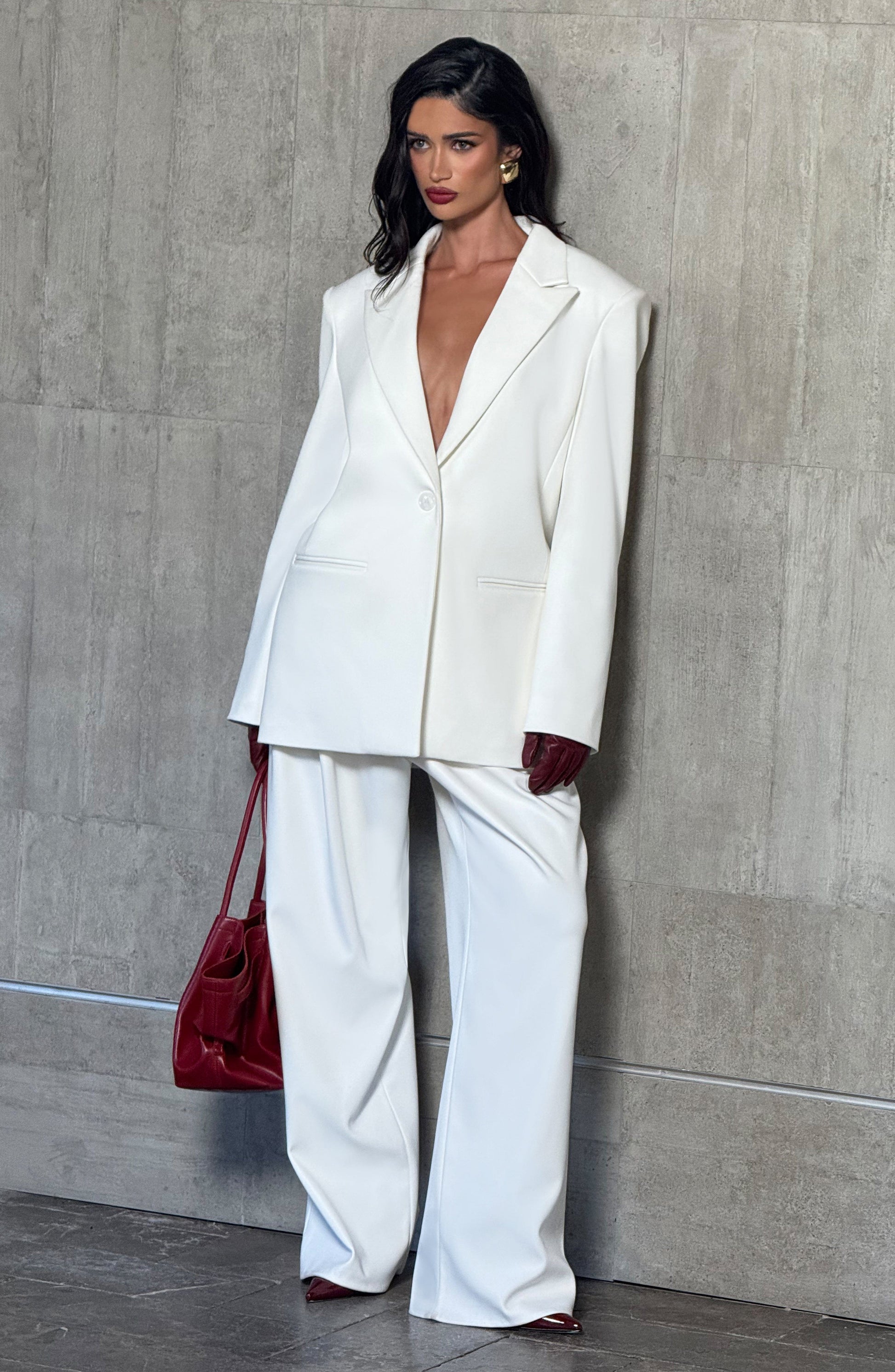 Reece Blazer - Slonova kost