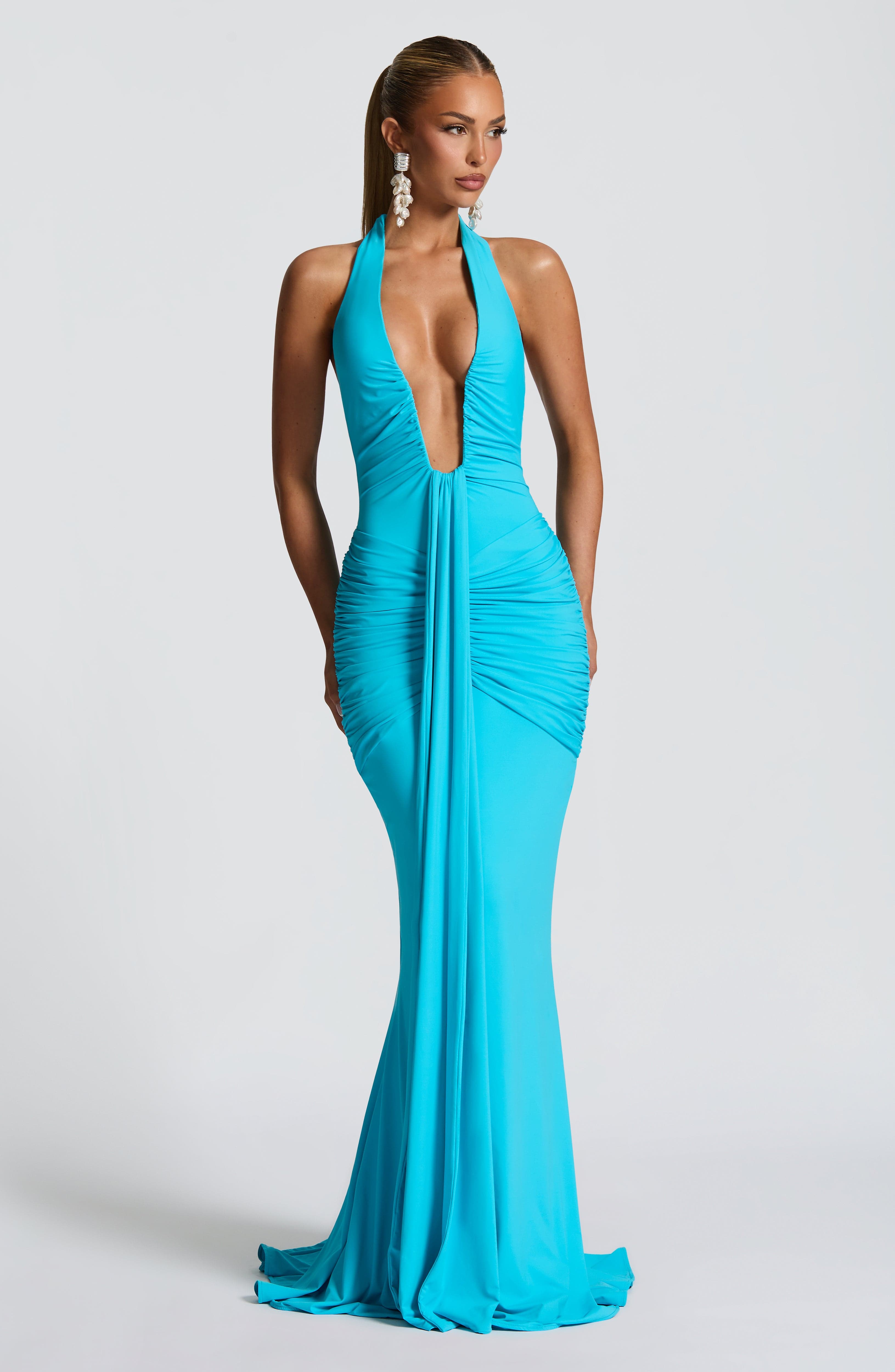 Rosetta Maxi Haljina - Aqua