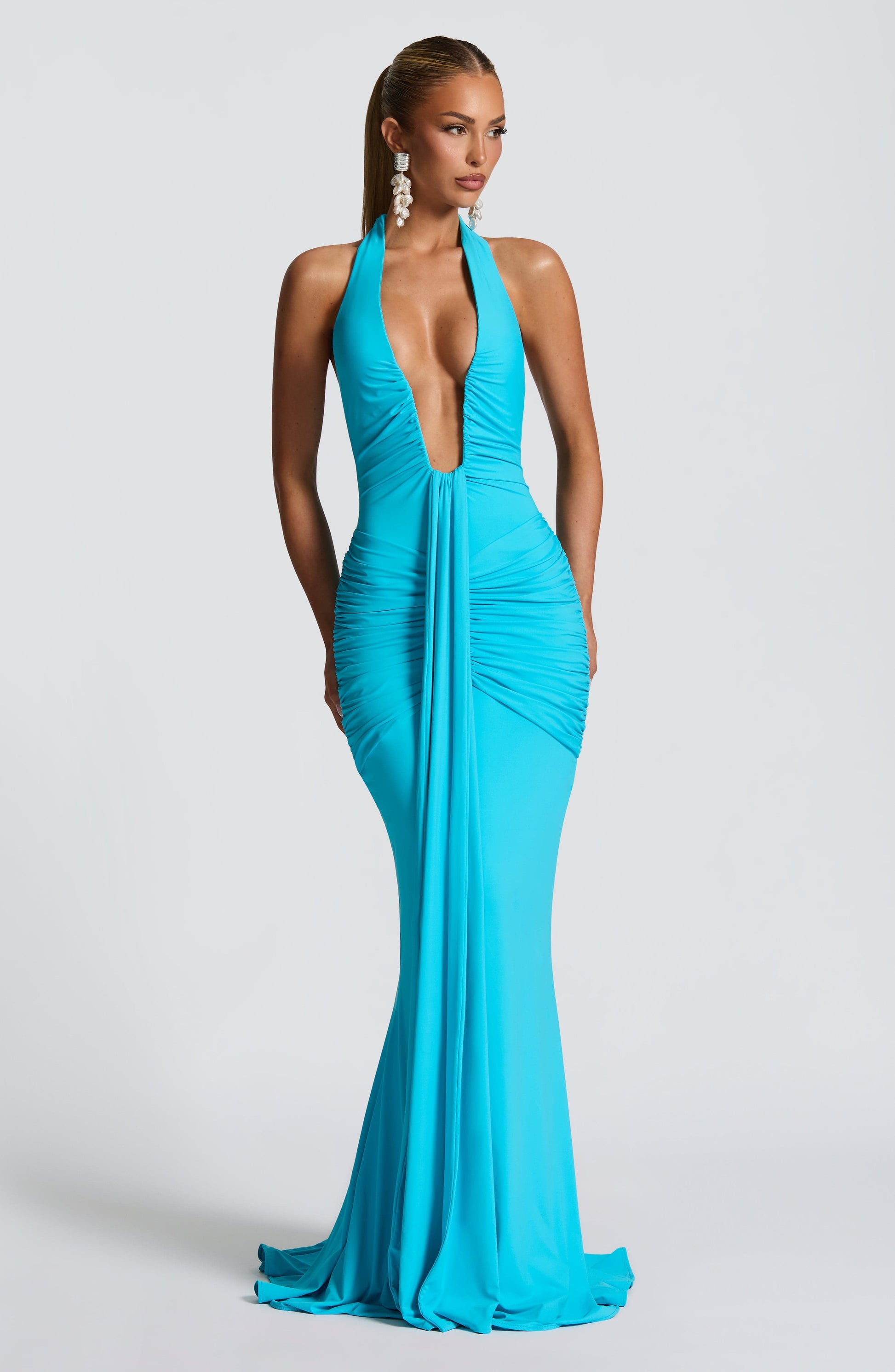 Rosetta Maxi Haljina - Aqua