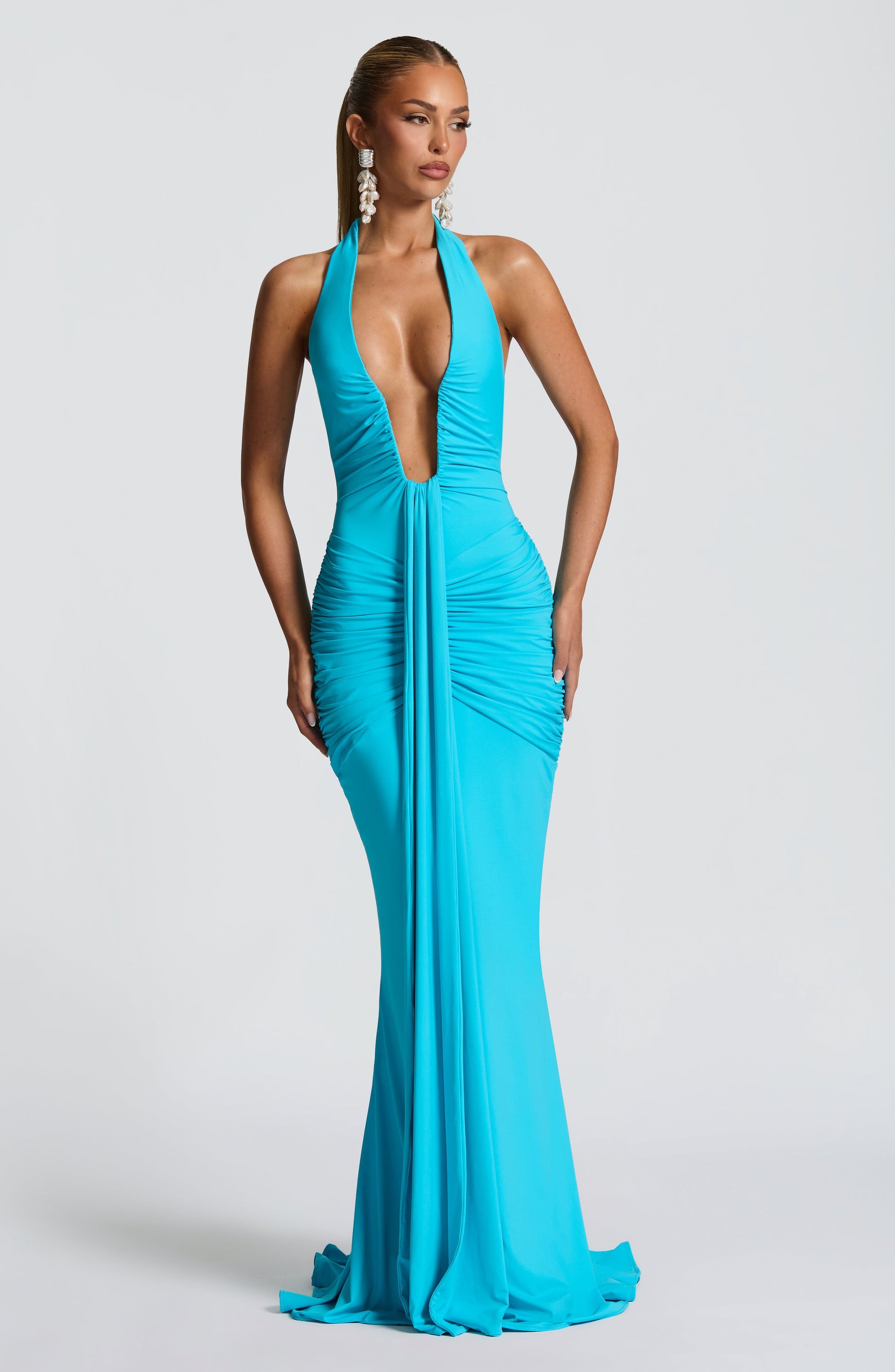 Rosetta Maxi Haljina - Aqua