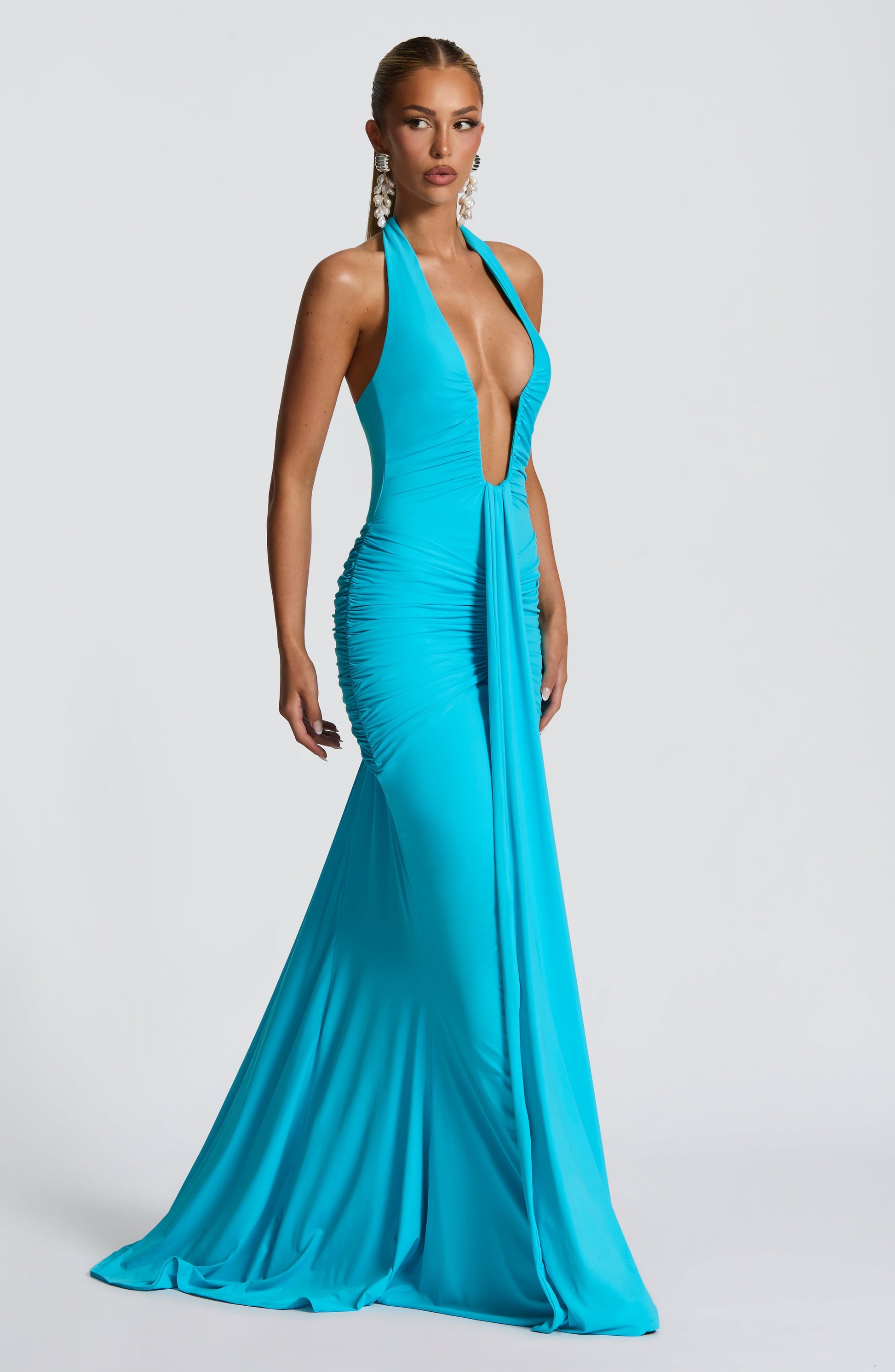 Rosetta Maxi Haljina - Aqua