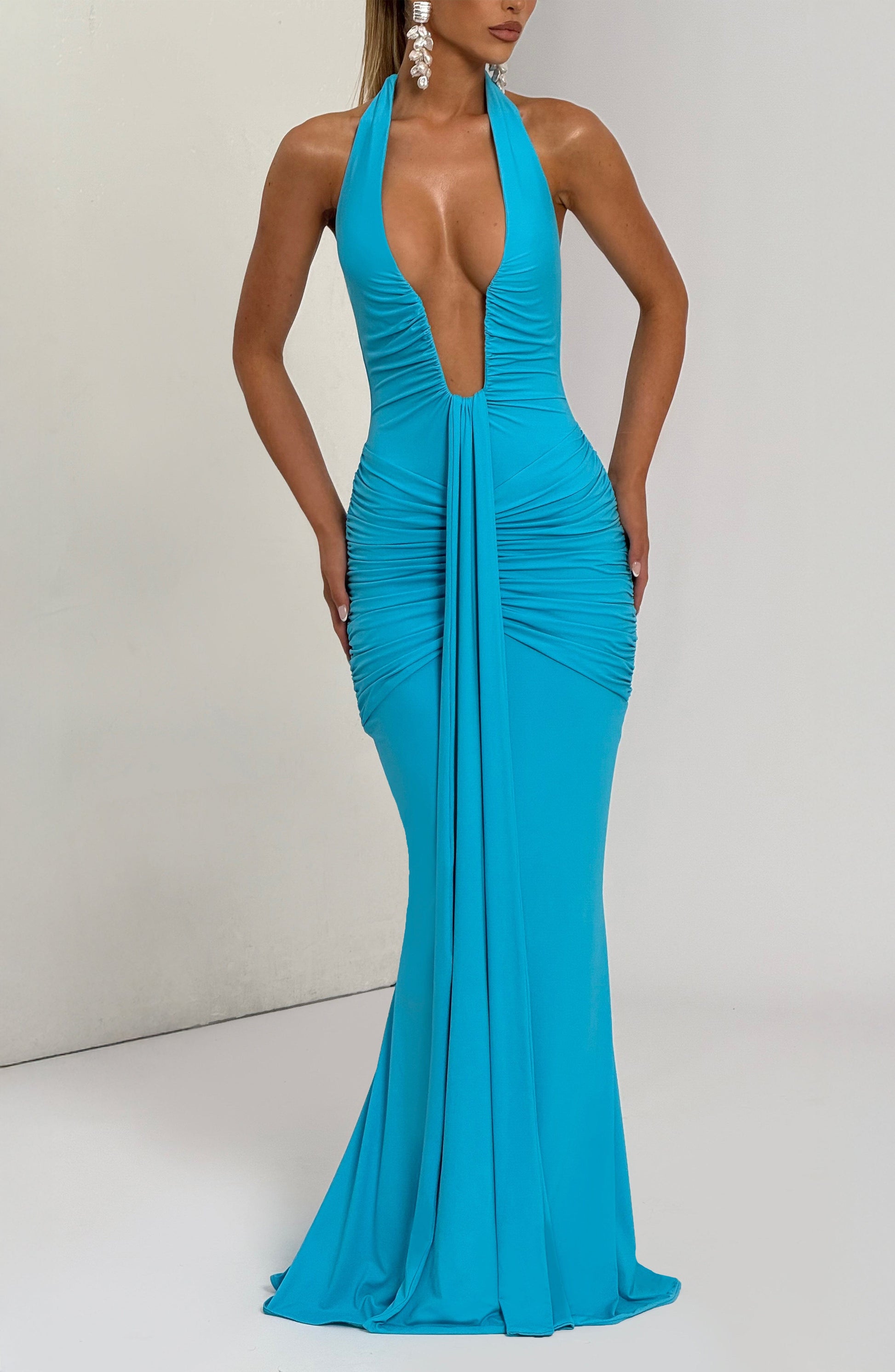 Rosetta Maxi Haljina - Aqua