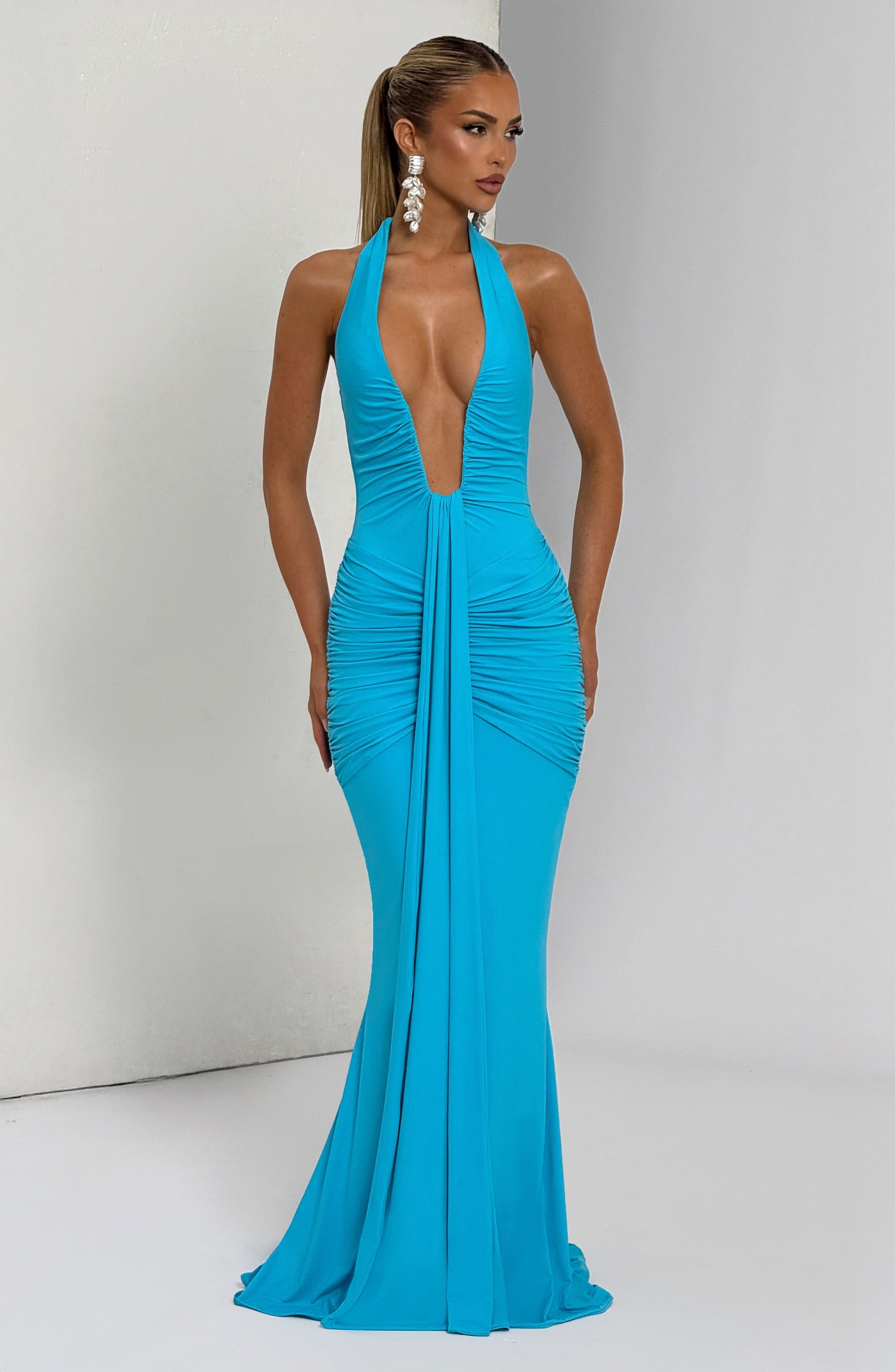Rosetta Maxi Haljina - Aqua