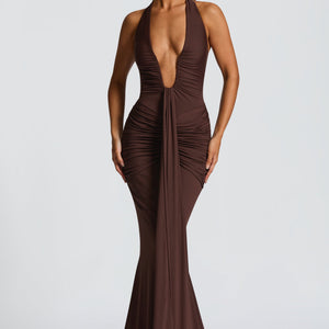 Rosetta Maxi Haljina - Šljiva Smeđa