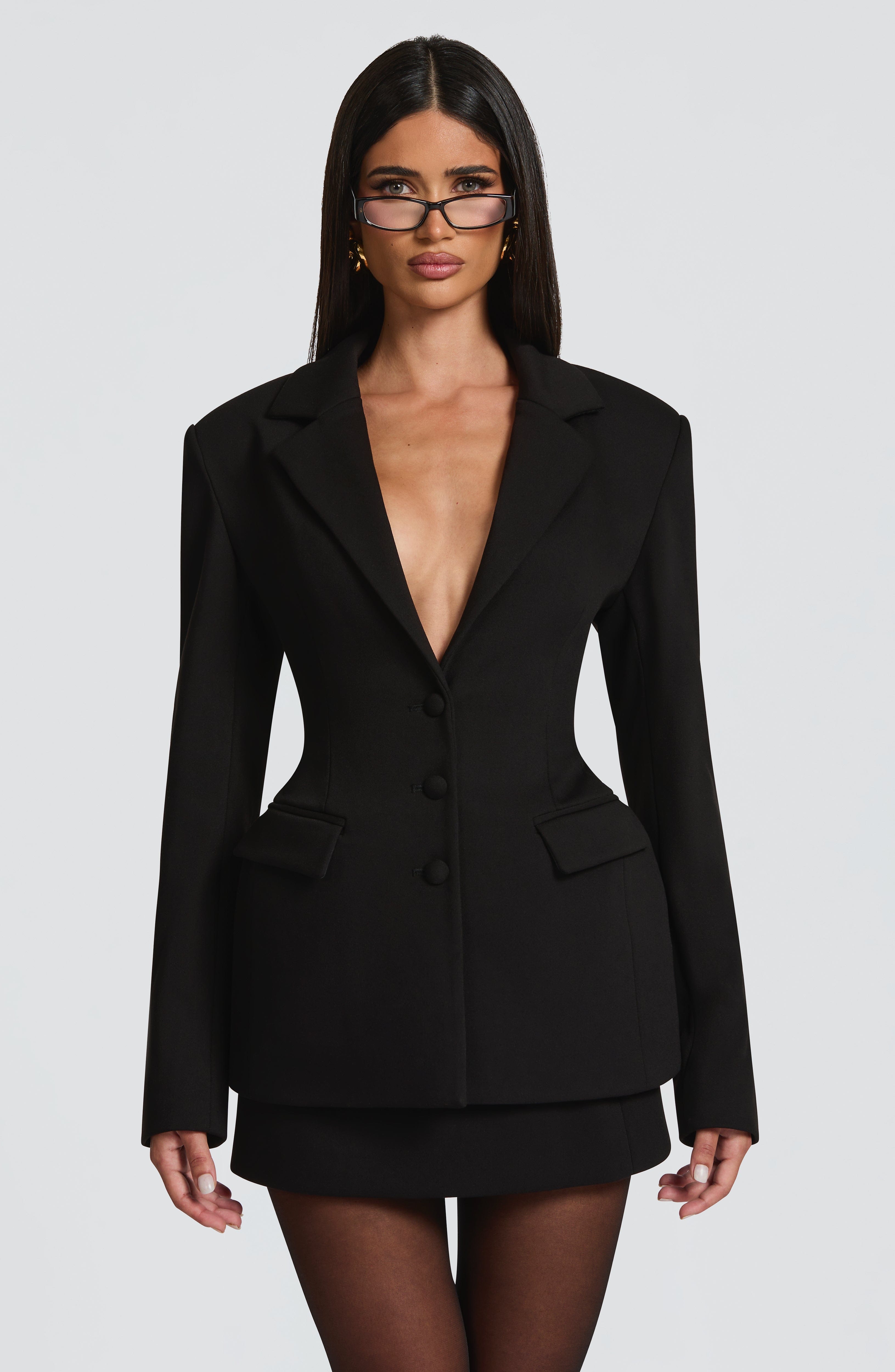 Rowena Blazer - Crna