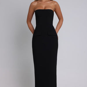 Roxanne Midaxi Haljina - Crna