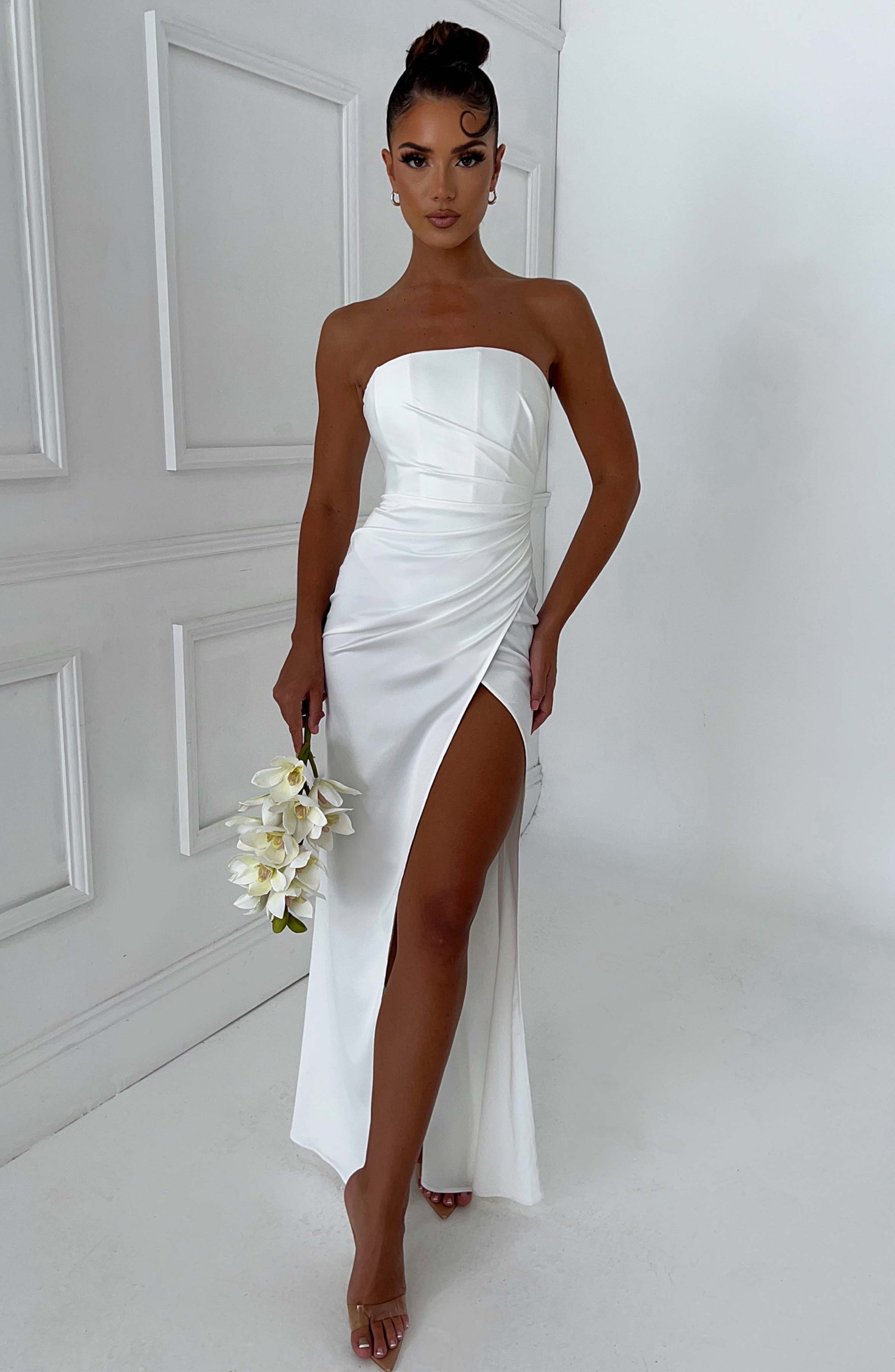 Safiya Maxi Haljina - Slonovača