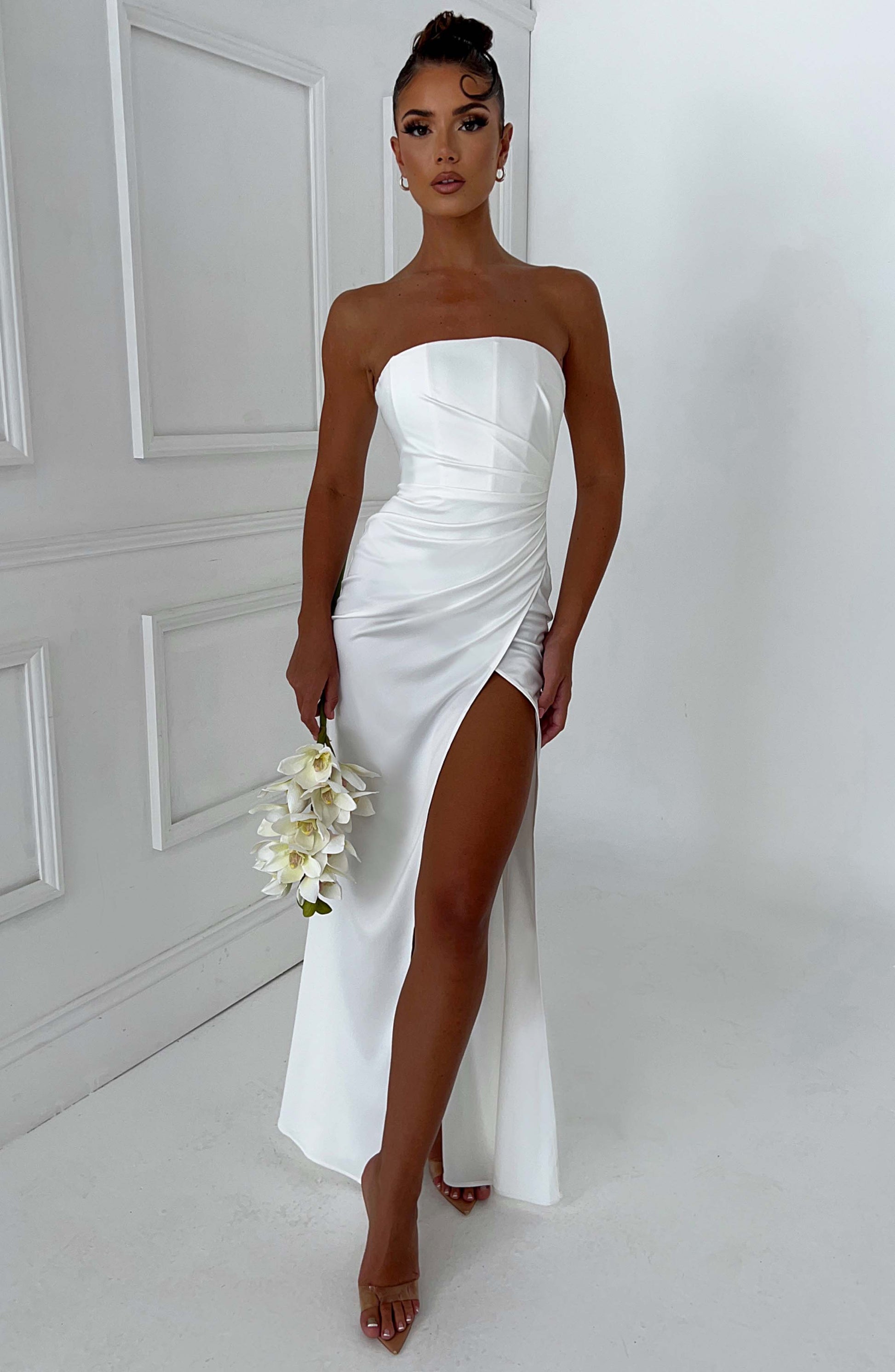 Safiya Maxi Haljina - Slonovača